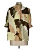 Worthington 100% Polyester Camo Green 3/4 Sleeve Blouse Size L - photo 2