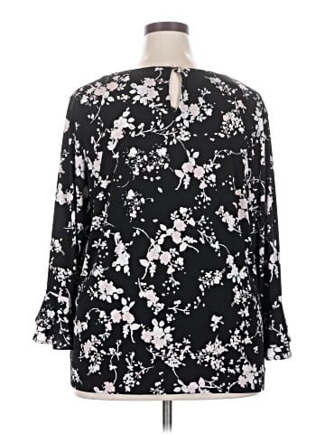 Karl Lagerfeld Paris 3/4 Sleeve Blouse (view 2)
