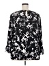 Karl Lagerfeld Paris Black 3/4 Sleeve Blouse Size 2X - photo 2