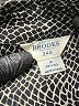 Brooks 100% Silk Animal Print Gray Long Sleeve Silk Top Size 12 - photo 7
