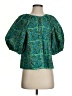 Rhode 100% Cotton Green 3/4 Sleeve Blouse Size XS - photo 1
