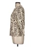 J. McLaughlin Animal Print Ivory 3/4 Sleeve T-Shirt Size M - photo 5