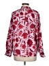 Ann Taylor Floral Red Long Sleeve Blouse Size M - photo 2