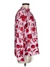 Ann Taylor Floral Red Long Sleeve Blouse Size M - photo 4