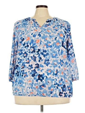Liz Claiborne 3/4 Sleeve Blouse (view 1)