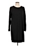 Xersion Solid Black Casual Dress Size L - photo 1