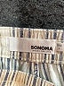Sonoma Goods for Life Stripes Silver Casual Pants Size 4 - photo 7