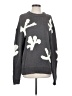 Porridge 100% Cotton Stars Gray Pullover Sweater Size Sm (1) - photo 1