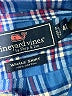 Vineyard Vines 100% Cotton Plaid Blue Long Sleeve Button-Down Shirt Size 4T - photo 3