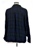 Intro Plaid Blue 3/4 Sleeve Blouse Size XL - photo 2