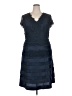 JS Collections Blue Cocktail Dress Size 18W - photo 1