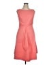 Talbots Solid Pink Cocktail Dress Size 14 - photo 1