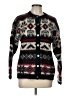 Woolrich Argyle Black Wool Cardigan Size L - photo 1