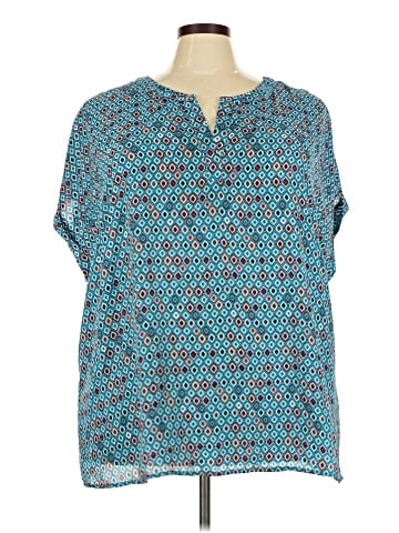 Pleione Short Sleeve Blouse (view 1)