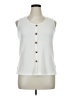 Unbranded 100% Polyester White Sweater Vest Size 1X - photo 1