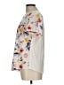 Van Heusen Floral Ivory Short Sleeve Blouse Size L - photo 5