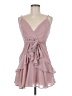 White Fox 100% Polyester Pink Cocktail Dress Size M - photo 1