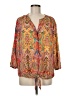 Peter Nygard Orange 3/4 Sleeve Blouse Size M (estimated) - photo 1