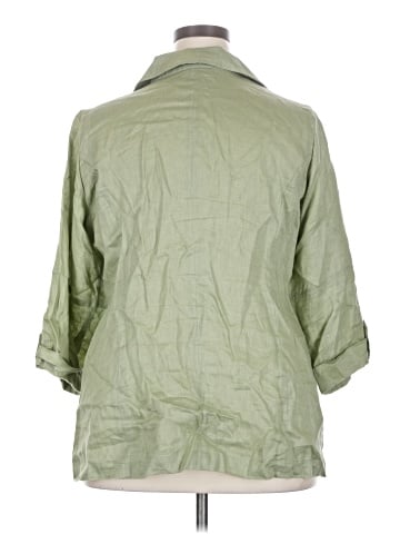 DressBarn 3/4 Sleeve Button-Down Shirt (view 2)