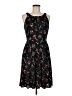 Gilli 100% Polyester Floral Black Casual Dress Size M - photo 1