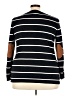 Market and Spruce Stripes Black Pullover Sweater Size 2X - photo 2