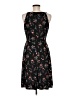 Gilli 100% Polyester Floral Black Casual Dress Size M - photo 2