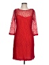 Trina Turk 100% Nylon Red Cocktail Dress Size 10 - photo 1