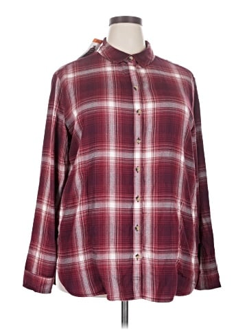 Jachs Girlfriend Long Sleeve Button-Down Shirt (view 1)