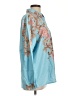 Unbranded Floral Blue Long Sleeve Blouse Size L - photo 4