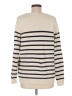 J.Jill Stripes Ivory Pullover Sweater Size M - photo 2