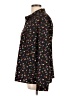 CAbi 100% Polyester Print Black Long Sleeve Blouse Size L - photo 5