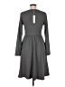 Assorted Brands Solid Gray Casual Dress Size M - photo 2