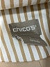 Chico's Stripes Ivory Blazer Size Med (1) - photo 6