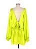 Unbranded 100% Polyester Green 3/4 Sleeve Blouse Size 4 - photo 2
