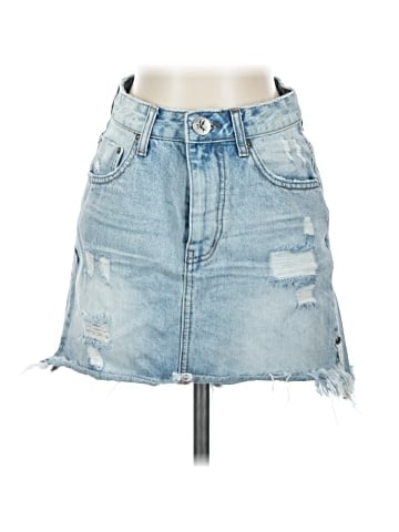 ONE X ONETEASPOON Denim Skirt (view 1)