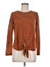Pink Rose Brown Pullover Sweater Size M - photo 1
