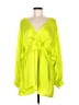 Unbranded 100% Polyester Green 3/4 Sleeve Blouse Size 4 - photo 1
