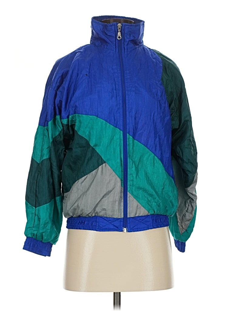 Pre-owned Assorted Brands Windbreaker Jacket In Blue