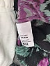 Paige 100% Silk Floral Gray Long Sleeve Silk Top Size S - photo 8