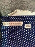 Notations Polka Dots Blue 3/4 Sleeve Blouse Size XL - photo 7