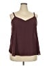 Torrid 100% Polyester Burgundy Sleeveless Blouse Size 2X Plus (2) - photo 1