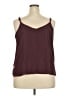 Torrid 100% Polyester Burgundy Sleeveless Blouse Size 2X Plus (2) - photo 2