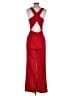 Crystal Sky Solid Red Jumpsuit Size S - photo 2