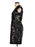 French Connection Print Black Cocktail Dress Size 4 - photo 5