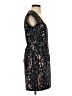 French Connection Print Black Cocktail Dress Size 4 - photo 4