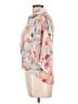 Assorted Brands Floral Pink Short Sleeve Blouse Size L - photo 5