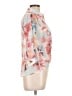 Assorted Brands Floral Pink Short Sleeve Blouse Size L - photo 4