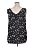 Maurices 100% Polyester Black Tank Top Size 0X - photo 2