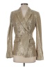 Jonathan Simkhai 100% Polyester Metallic Gold Blazer Size XS - photo 1