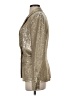Jonathan Simkhai 100% Polyester Metallic Gold Blazer Size XS - photo 5